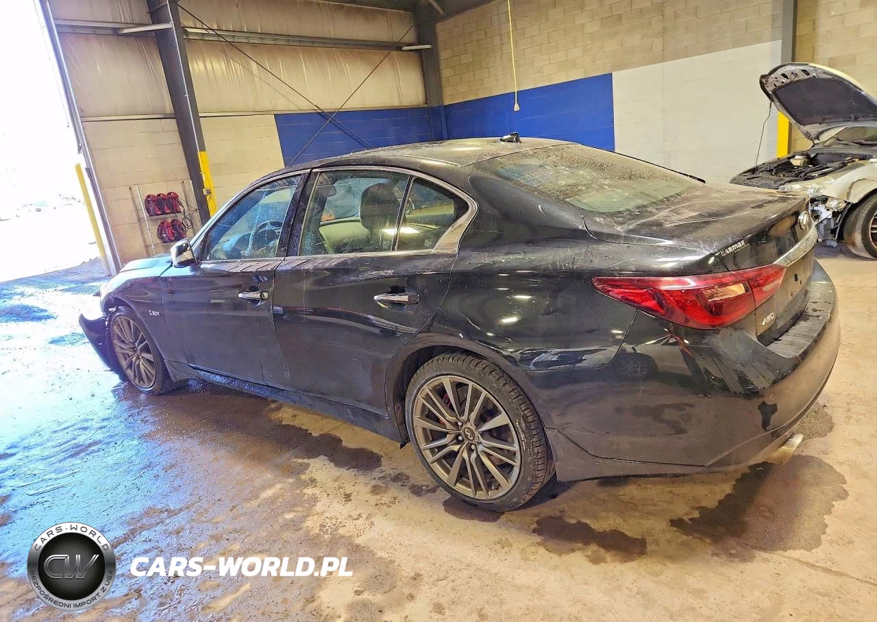 2019 Infiniti Q50 Red Sport 400 VIN:JN1FV7AR2KM801142 - 2