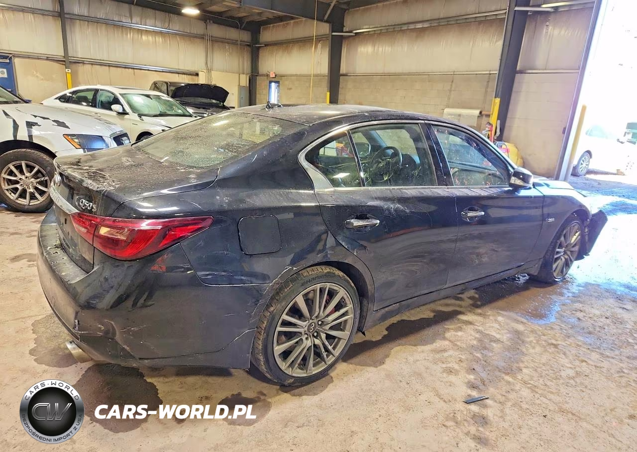 2019 Infiniti Q50 Red Sport 400 VIN:JN1FV7AR2KM801142 - 3