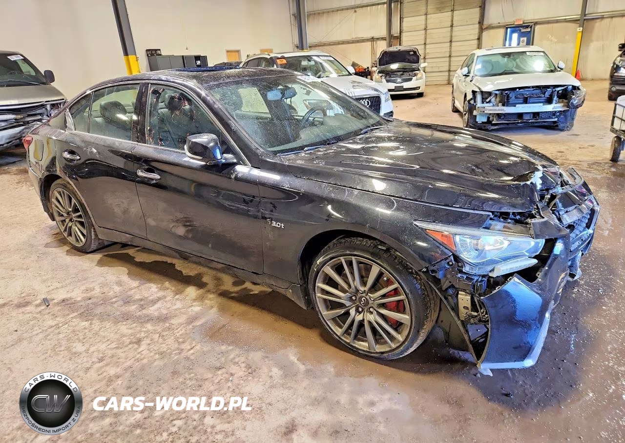 2019 Infiniti Q50 Red Sport 400 VIN:JN1FV7AR2KM801142 - 4
