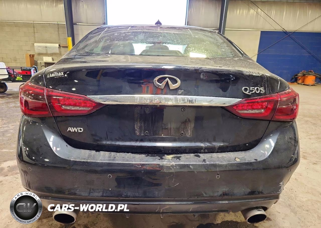 2019 Infiniti Q50 Red Sport 400 VIN:JN1FV7AR2KM801142 - 6
