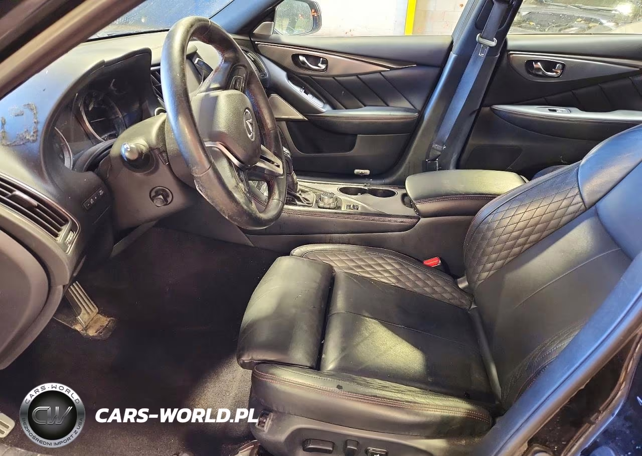 2019 Infiniti Q50 Red Sport 400 VIN:JN1FV7AR2KM801142 - 7