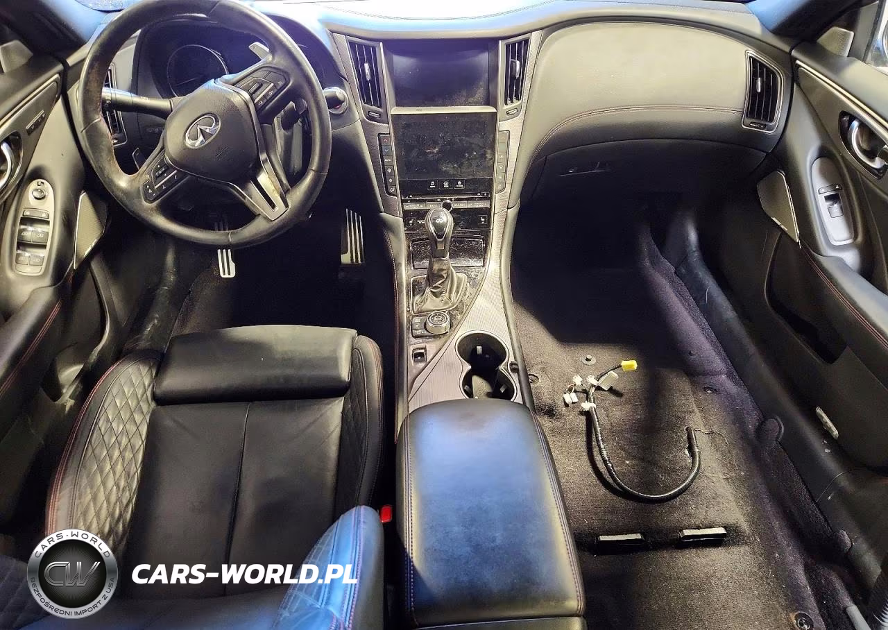 2019 Infiniti Q50 Red Sport 400 VIN:JN1FV7AR2KM801142 - 8