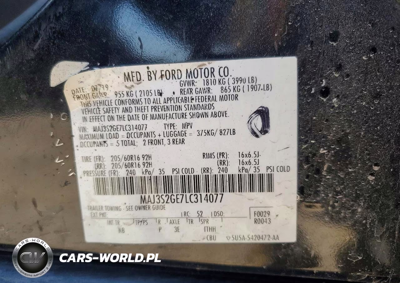 2020 Ford Ecosport Se VIN:MAJ3S2GE7LC314077 - 14