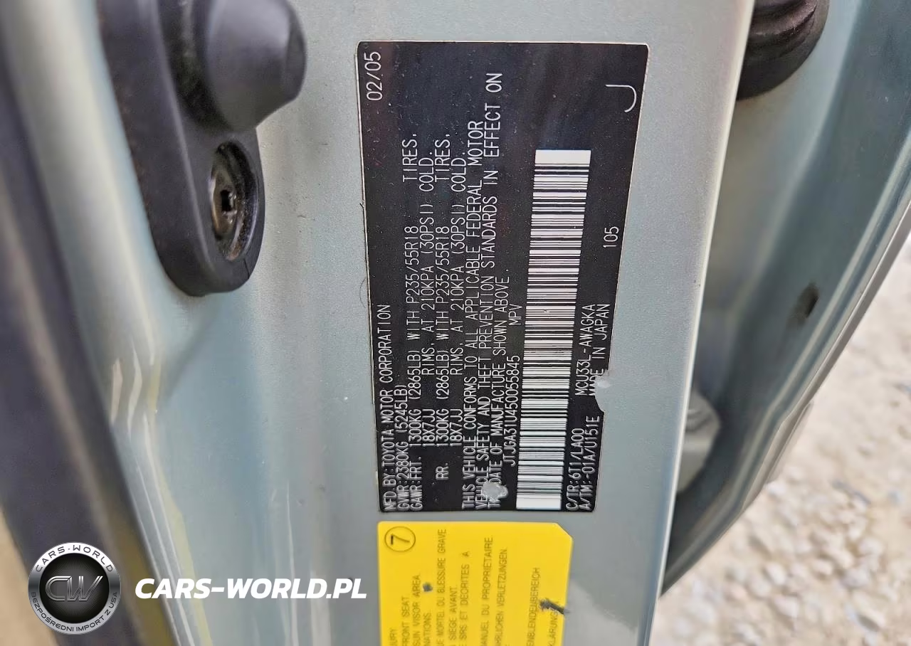 2005 Lexus Rx 330 Base VIN:JTJGA31U450055845 - 13