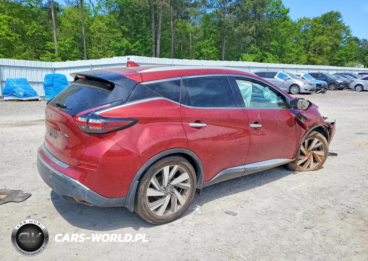 2019 Nissan Murano Sl VIN:5N1AZ2MJ0KN129012 - 3
