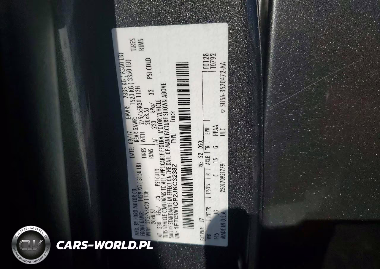 2018 Ford F150 Supercrew VIN:1FTEW1CP2JKC32382 - 12