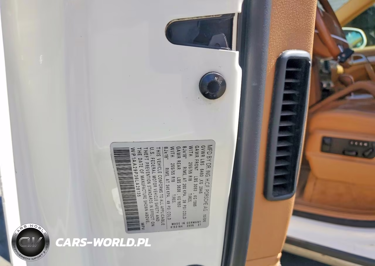 2006 Pors Cayenne VIN:WP1AA29P36LA28135 - 12