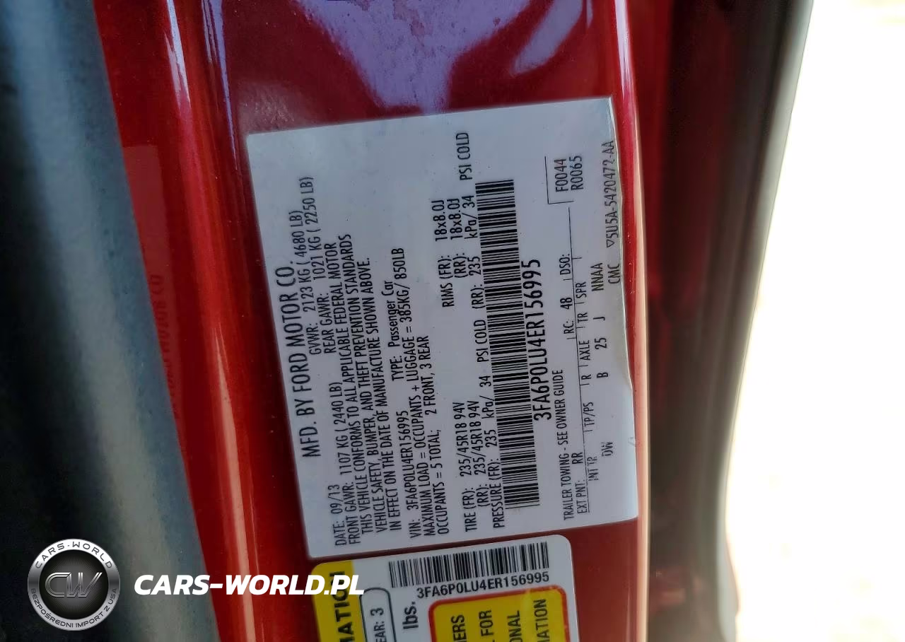 2014 Ford Fusion Se Hybrid VIN:3FA6P0LU4ER156995 - 12