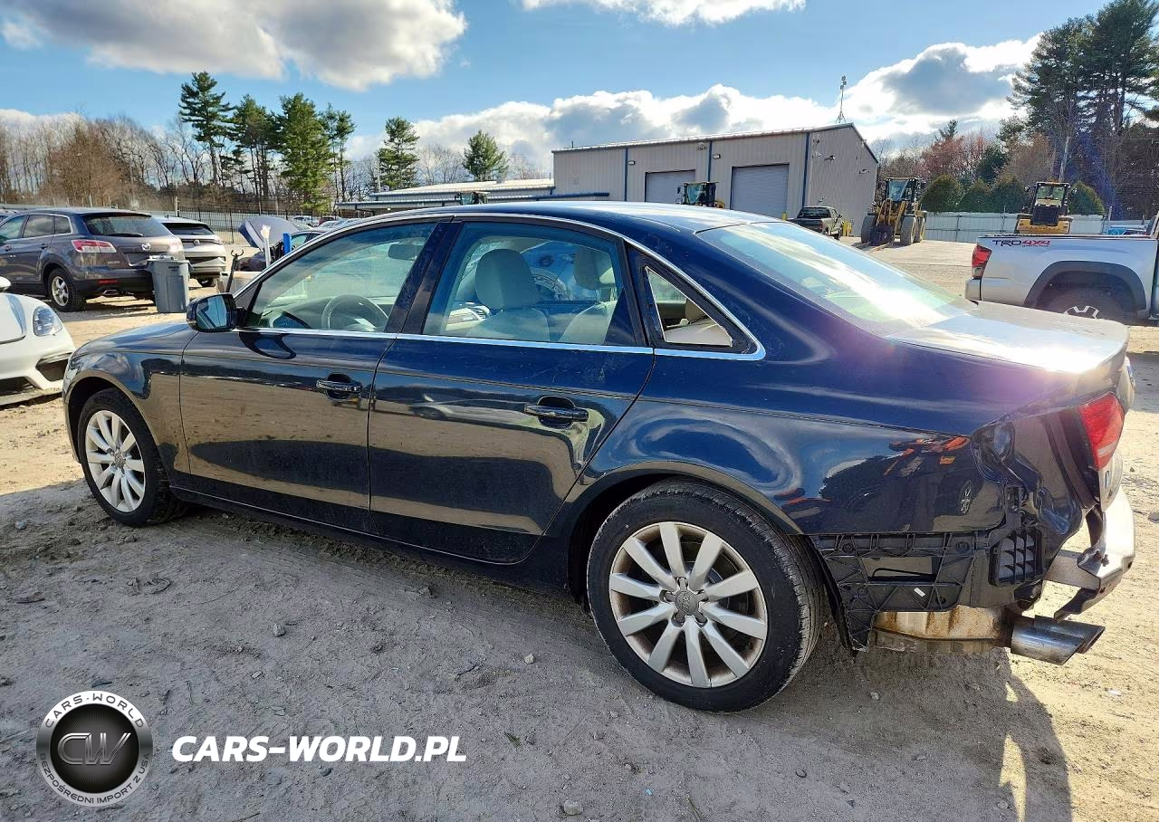 2012 Audi A4 Premium VIN:WAUBFAFL8CN019639 - 2
