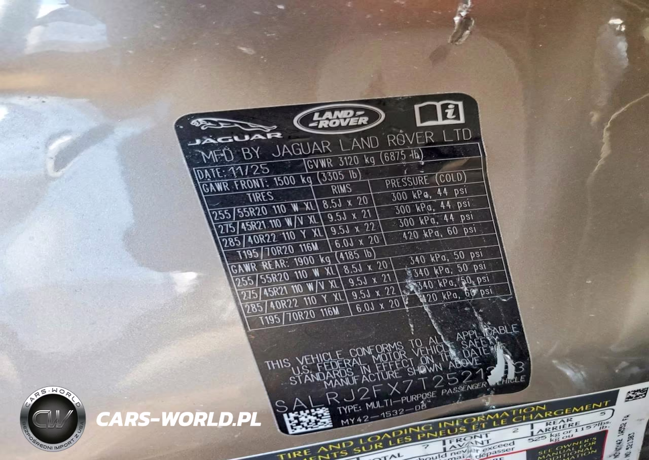 2026 Land Rover Discovery S VIN:SALRJ2FX7T2521383 - 12