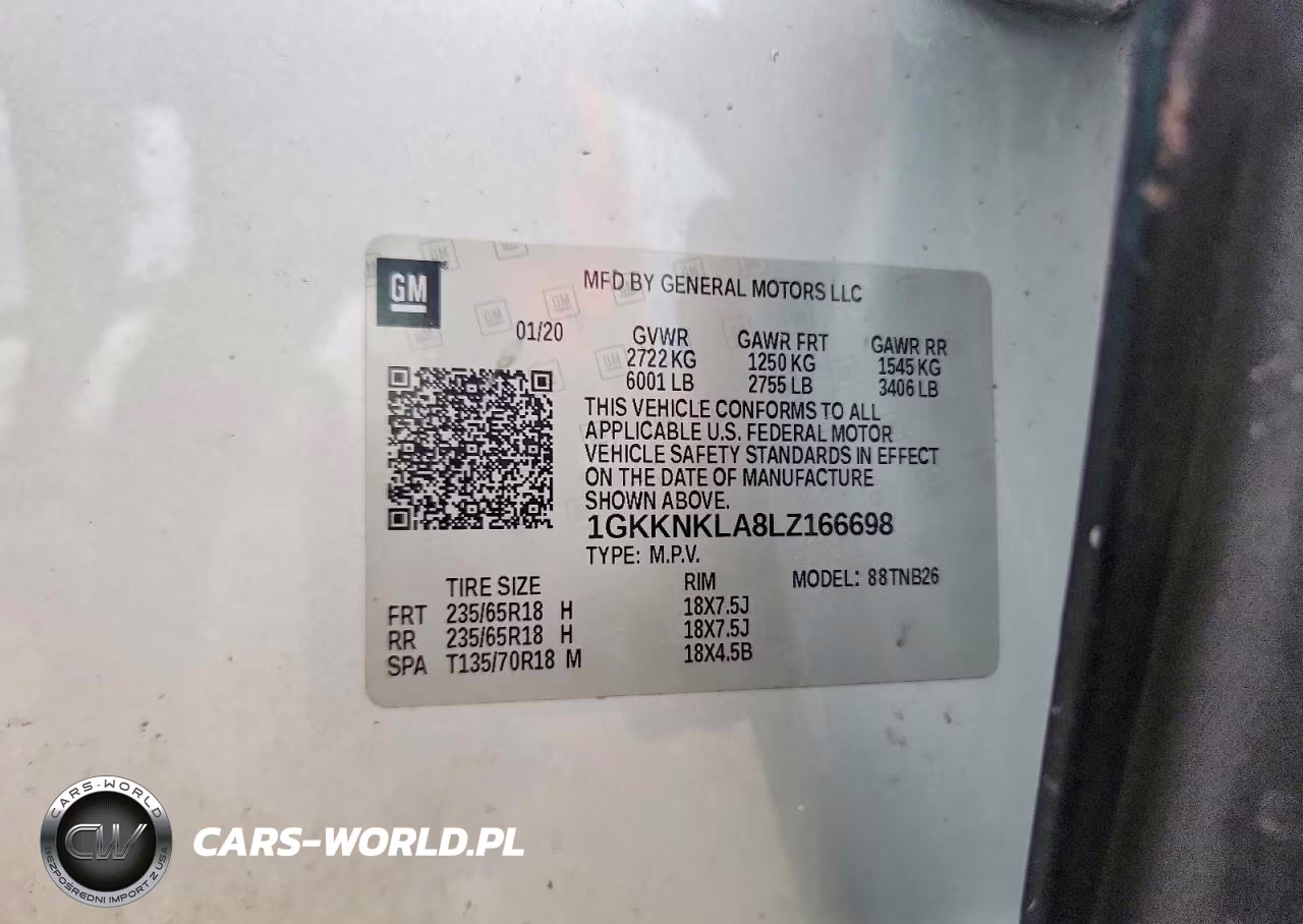2020 GMC Acadia Sle VIN:1GKKNKLA8LZ166698 - 13