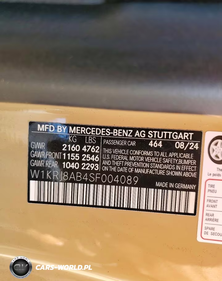 2025 Mercedes-Benz Amg Gt 55 VIN:W1KRJ8AB4SF004089 - 12