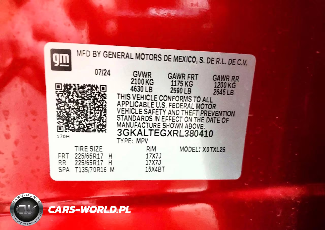 2024 GMC Terrain Sle VIN:3GKALTEGXRL380410 - 12
