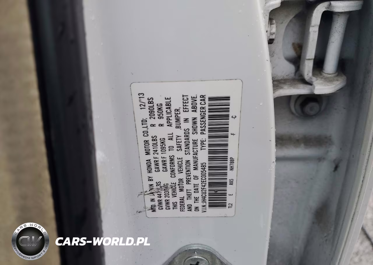 2014 Acura Tsx VIN:JH4CU2F42EC005485 - 12