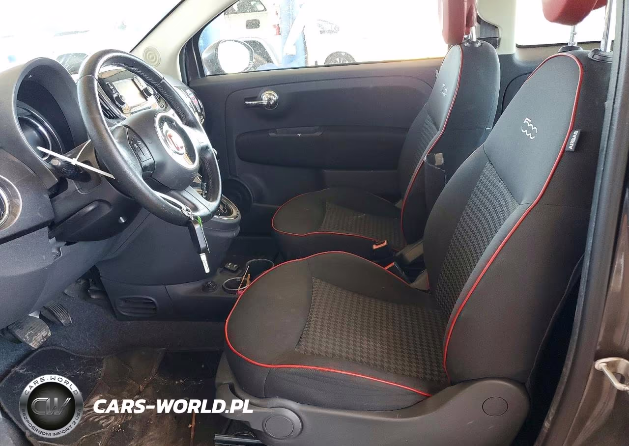 2016 Fiat 500 Easy VIN:3C3CFFKR2GT122340 - 7