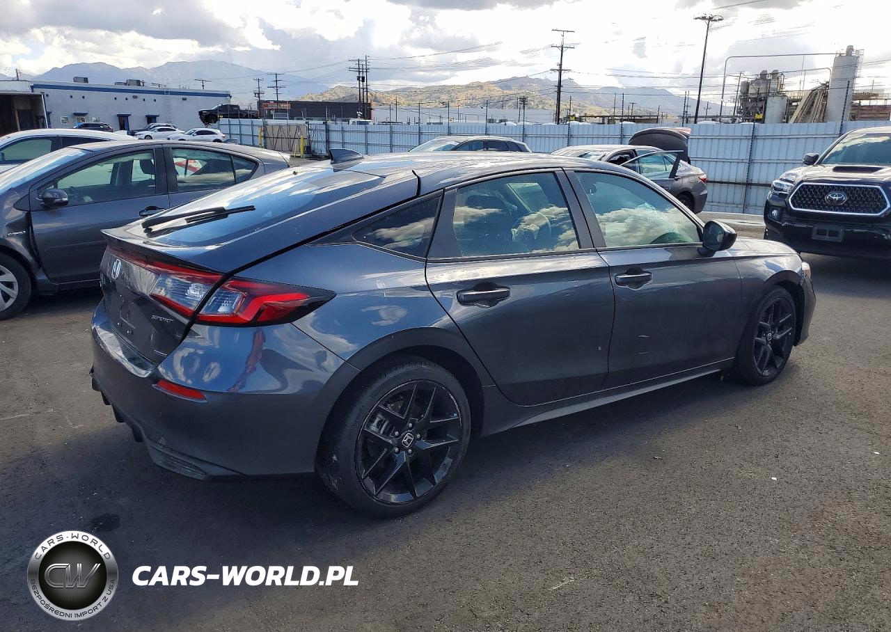 2025 Honda Civic Sport VIN:JHMFL4H87SX003795 - 3