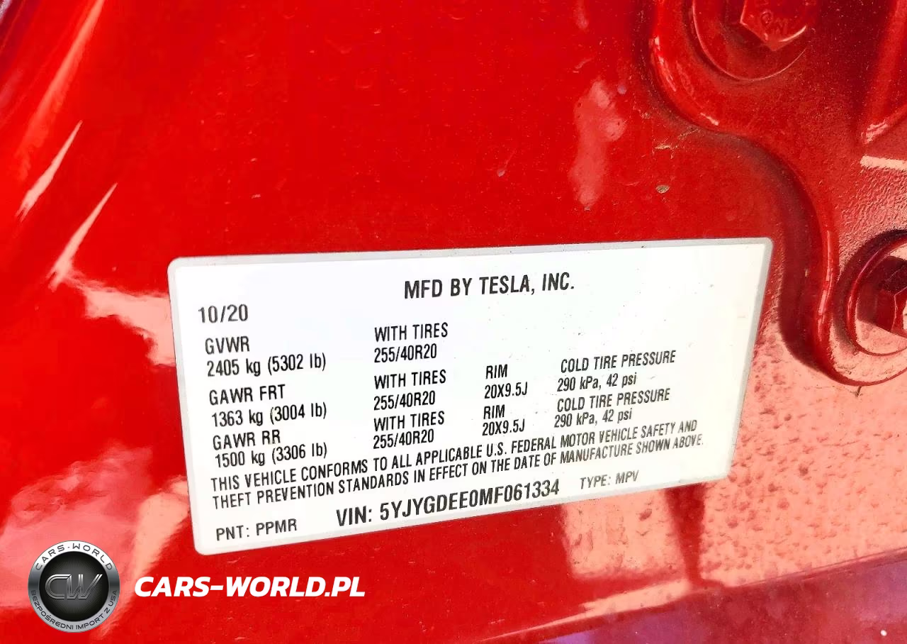 2021 Tesla Model Y VIN:5YJYGDEE0MF061334 - 12