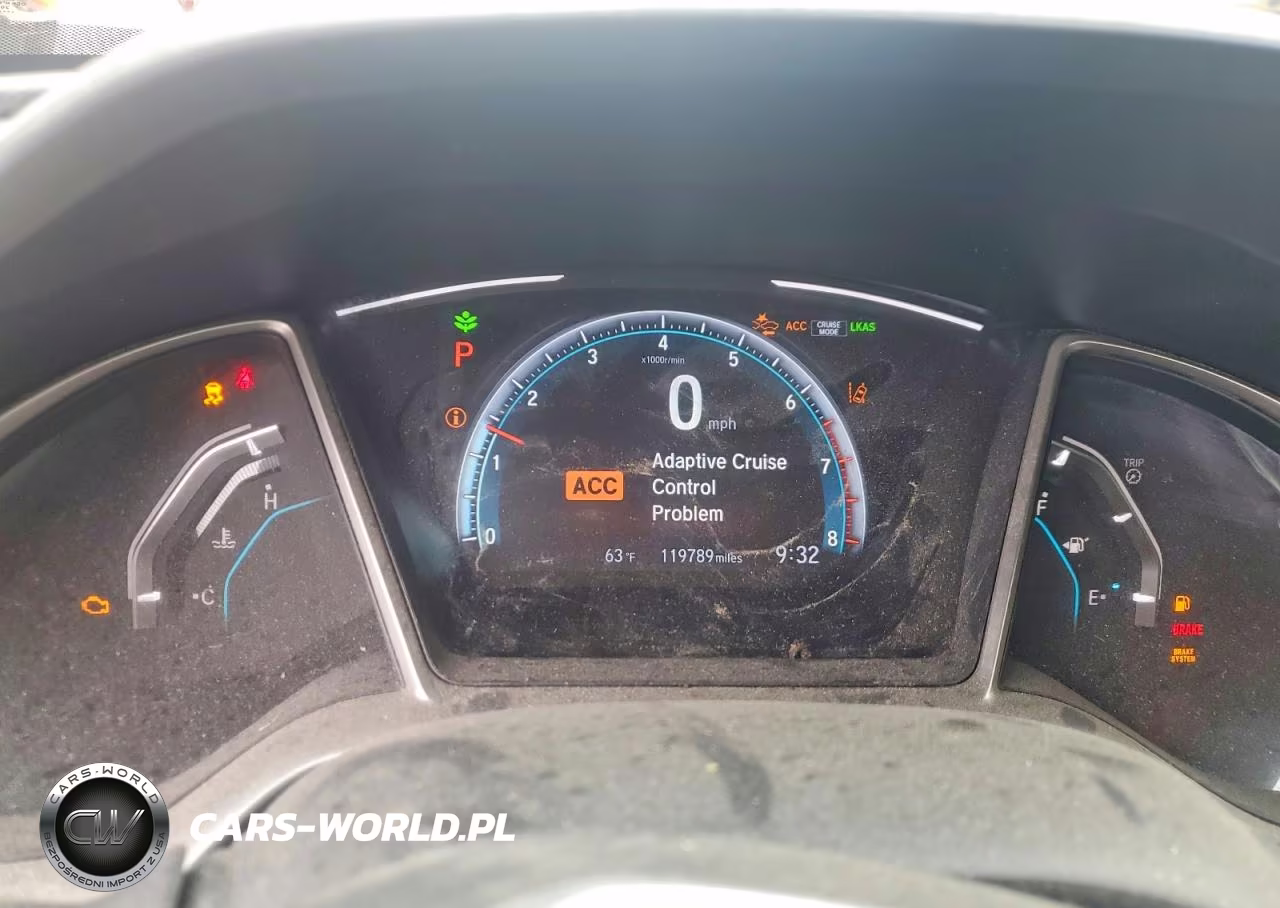 2020 Honda Civic Ex VIN:19XFC1F33LE219538 - 9
