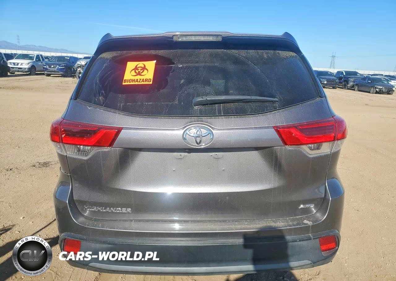 2019 Toyota Highlander Xle VIN:5TDBZRFH1KS963554 - 6