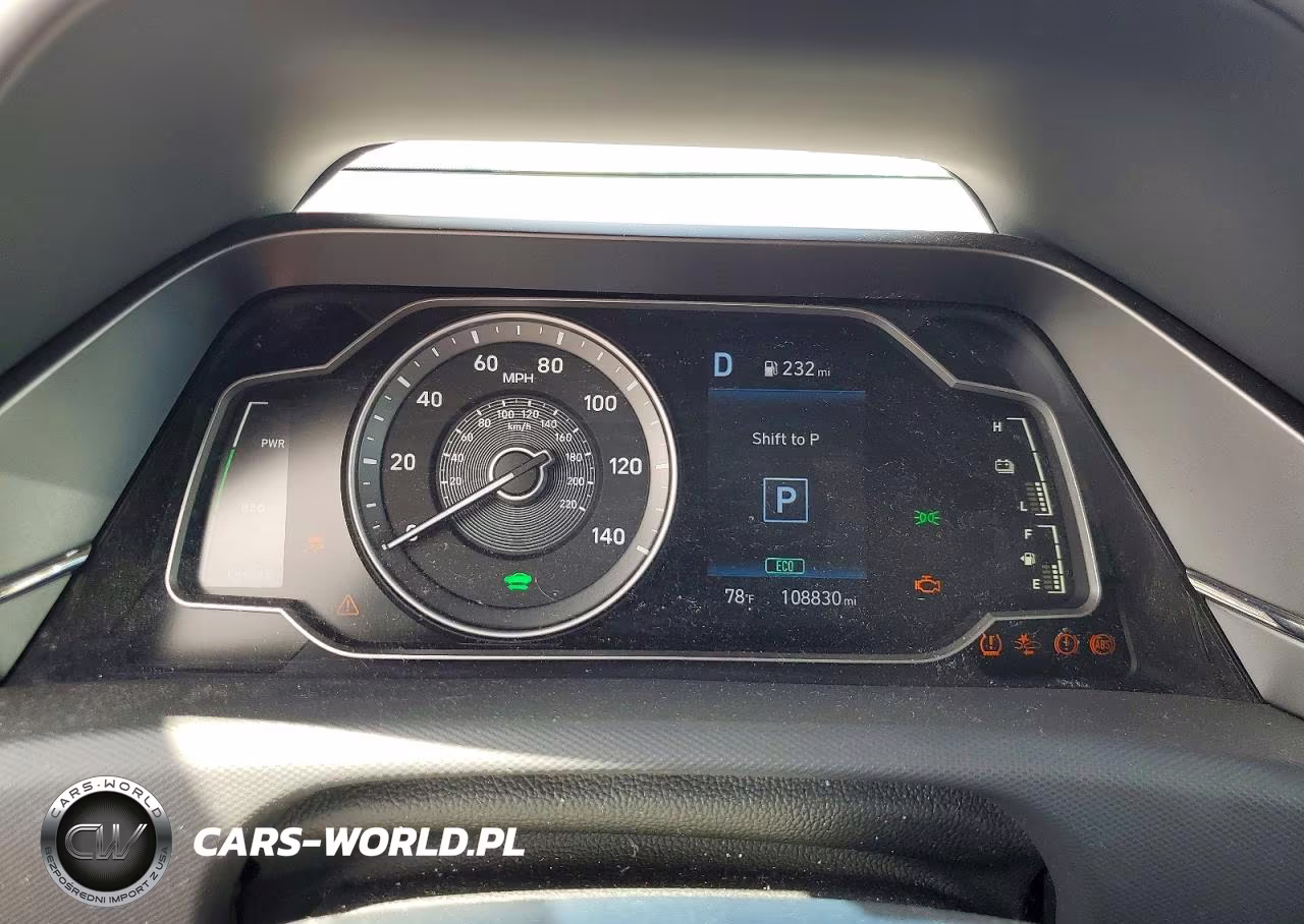 2020 Hyundai Ioniq Hybrid Blue VIN:KMHC65LCXLU227574 - 9