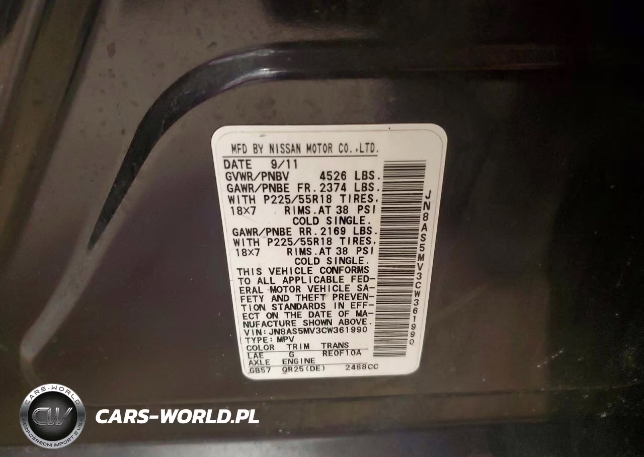 2012 Nissan Rogue S VIN:JN8AS5MV3CW361990 - 13