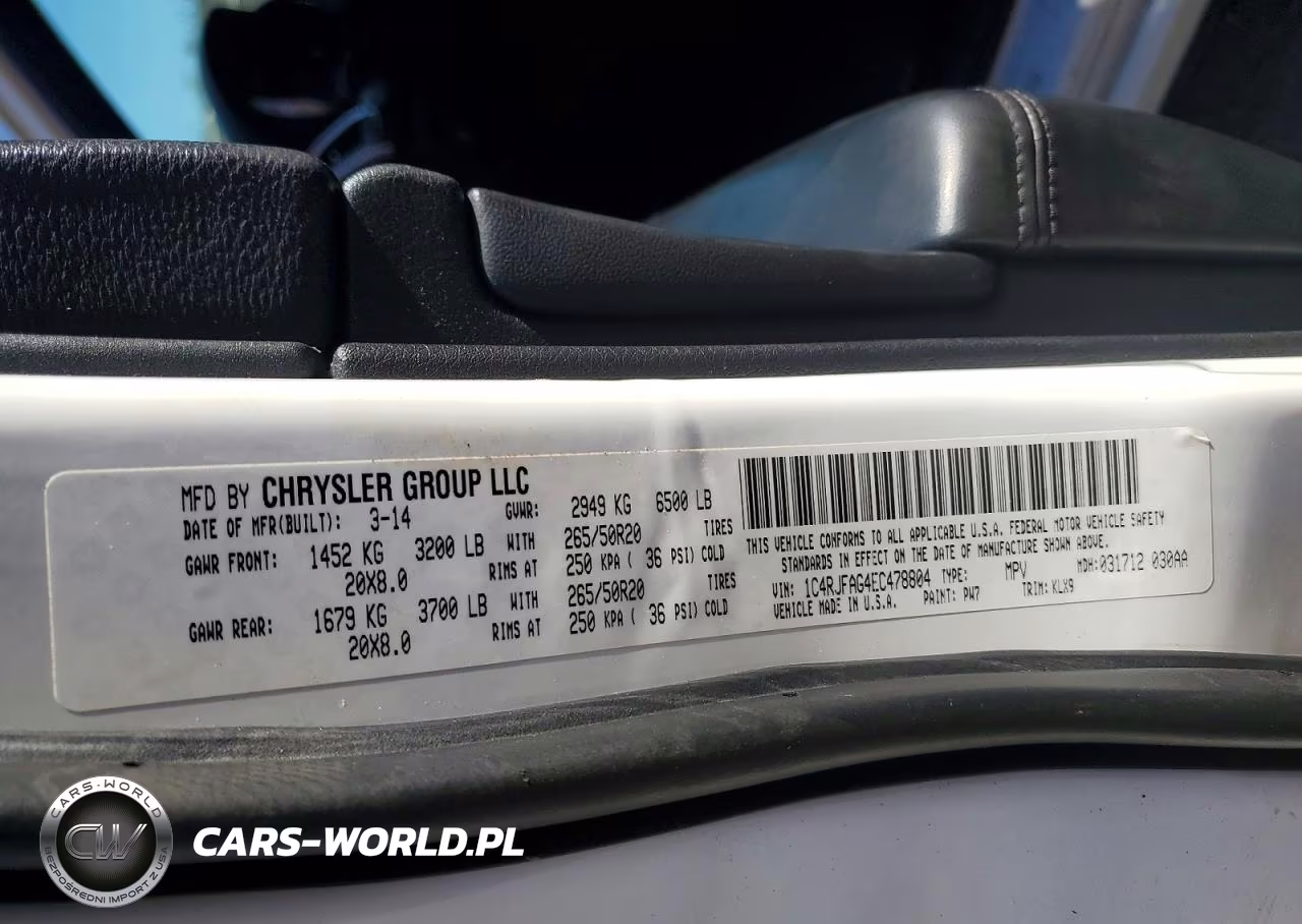 2014 Jeep Grand Cherokee Laredo VIN:1C4RJFAG4EC478804 - 13