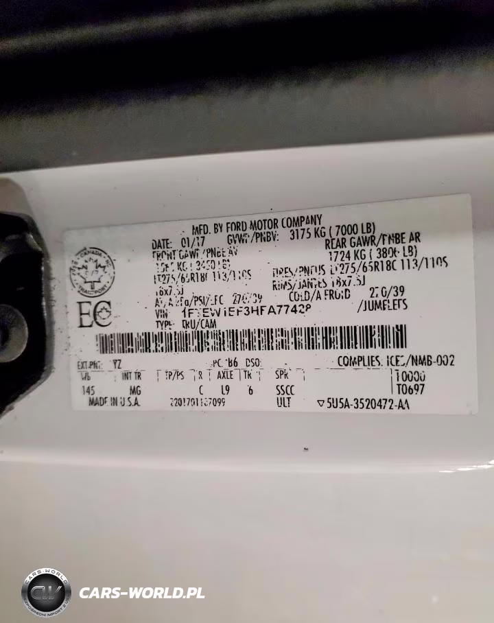 2017 Ford F150 Supercrew VIN:1FTEW1EF3HFA77428 - 12