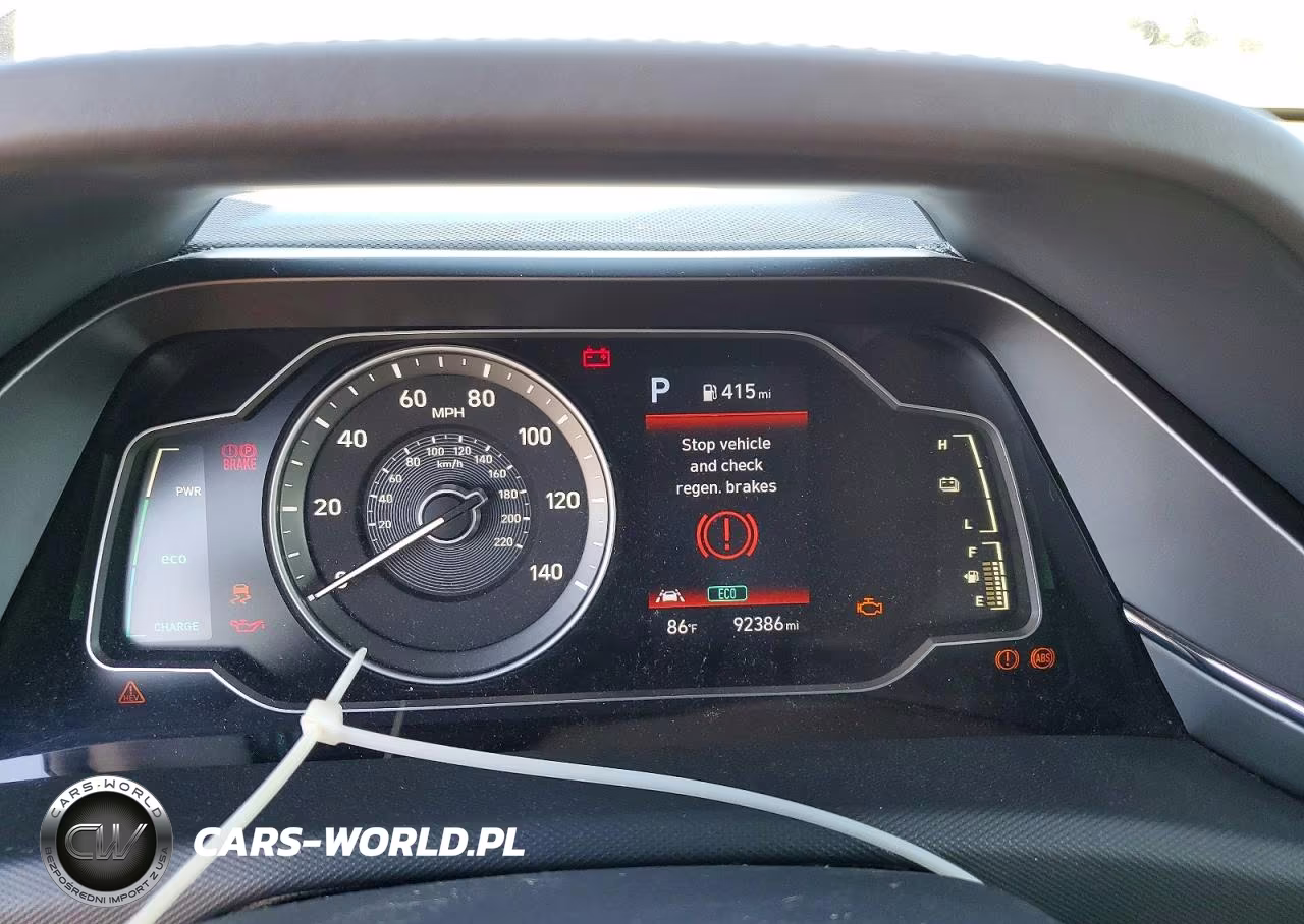 2020 Hyundai Ioniq Hybrid Blue VIN:KMHC65LC6LU239155 - 9