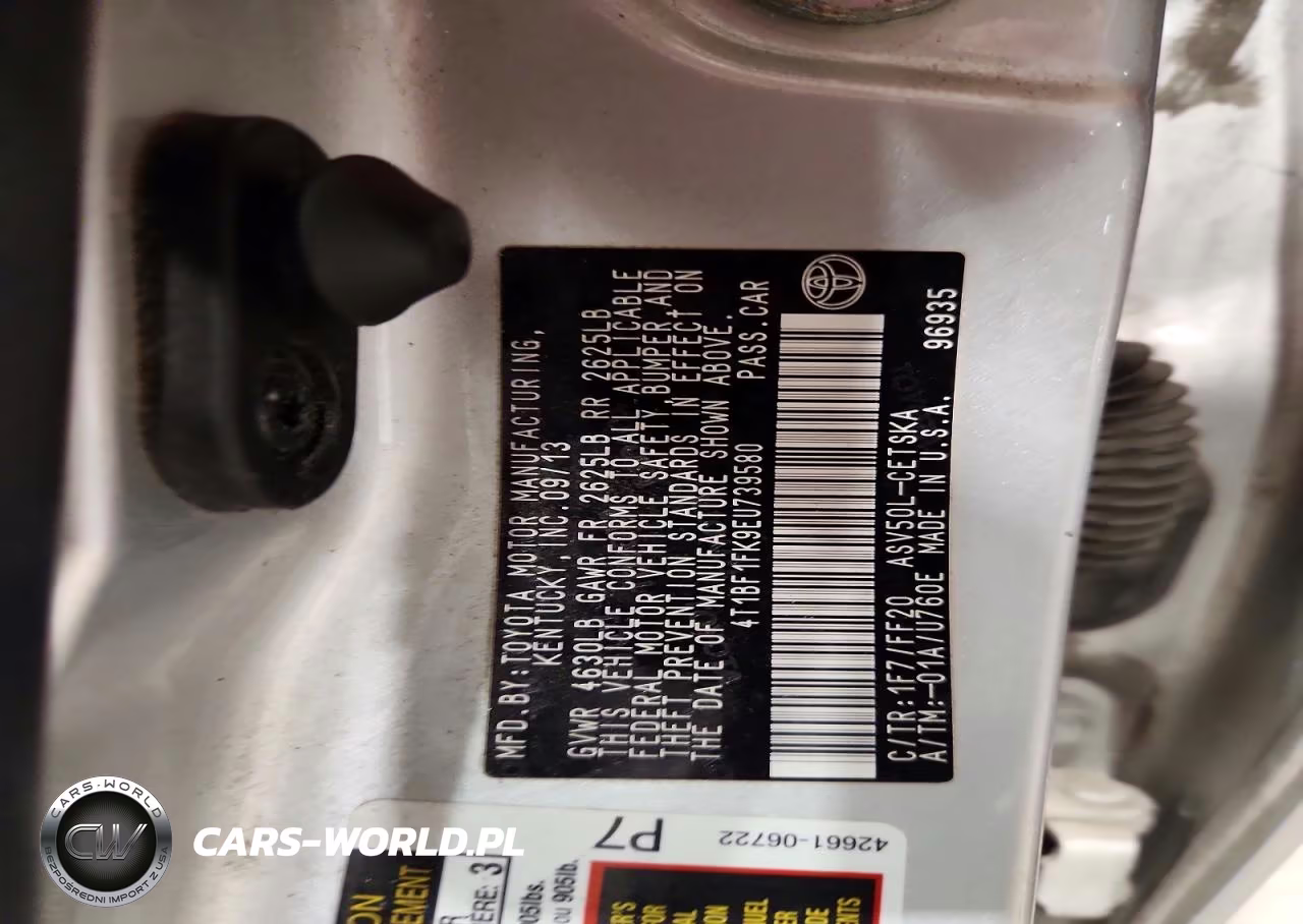 2014 Toyota Camry Se VIN:4T1BF1FK9EU739580 - 13