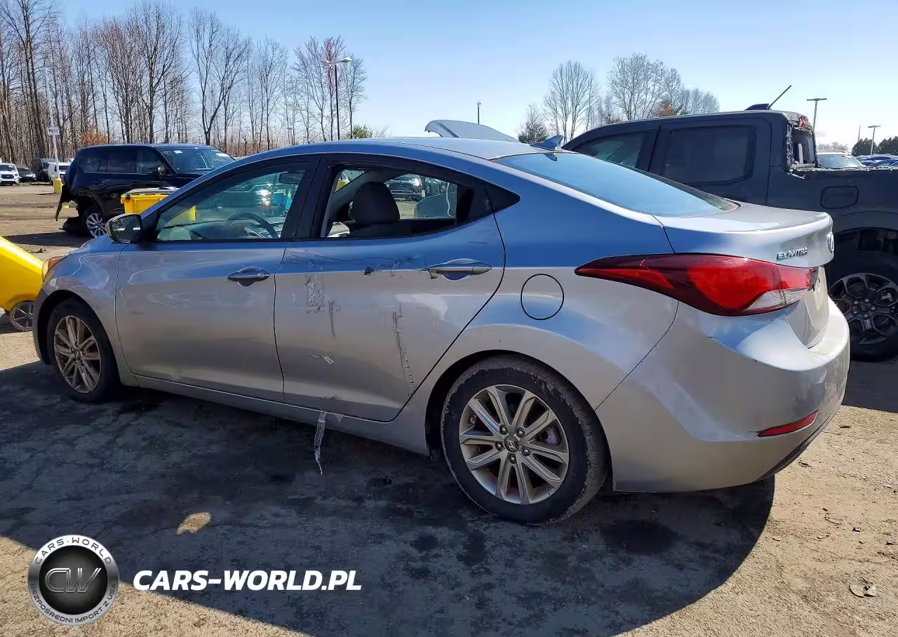 2015 Hyundai Elantra Se VIN:5NPDH4AEXFH572541 - 2