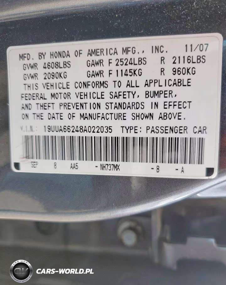 2008 Acura Tl VIN:19UUA66248A022035 - 12