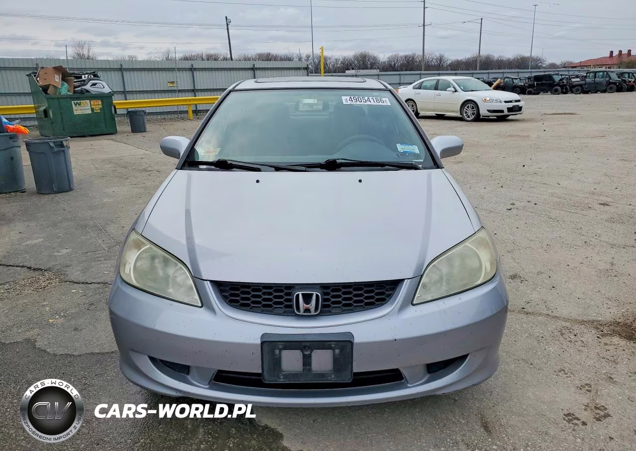 2004 Honda Civic Ex VIN:1HGEM22954L009395 - 5