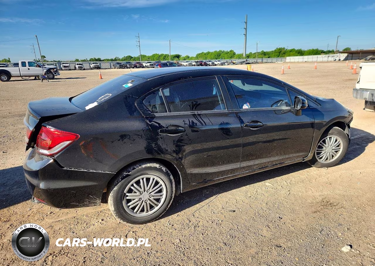 2013 Honda Civic Lx VIN:2HGFB2F56DH595264 - 3