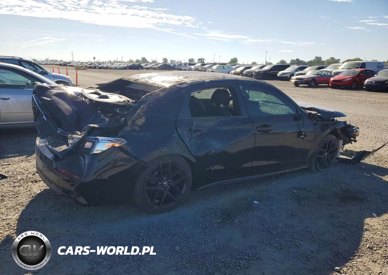 2022 Honda Civic Sport VIN:2HGFE2F57NH525135 - 3