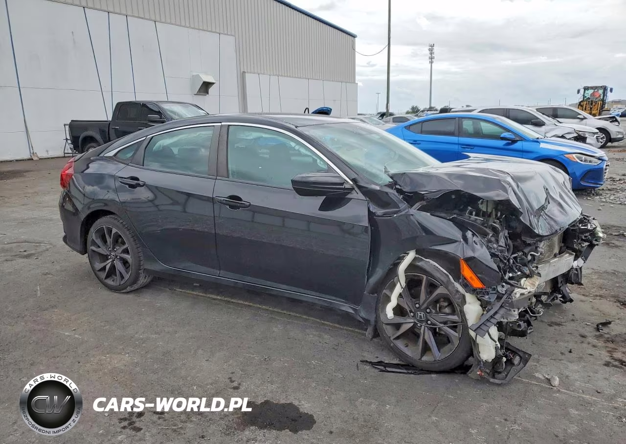 2019 Honda Civic Sport VIN:19XFC2F84KE020711 - 4