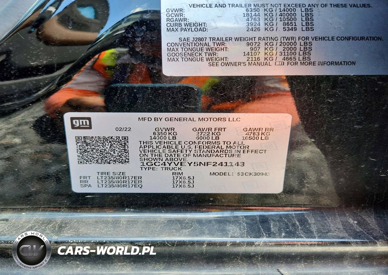 2022 Chevrolet Silverado VIN:1GC4YVEY5NF241143 - 10