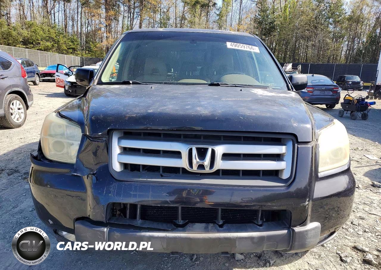 2006 Honda Pilot Ex VIN:5FNYF28566B003606 - 5