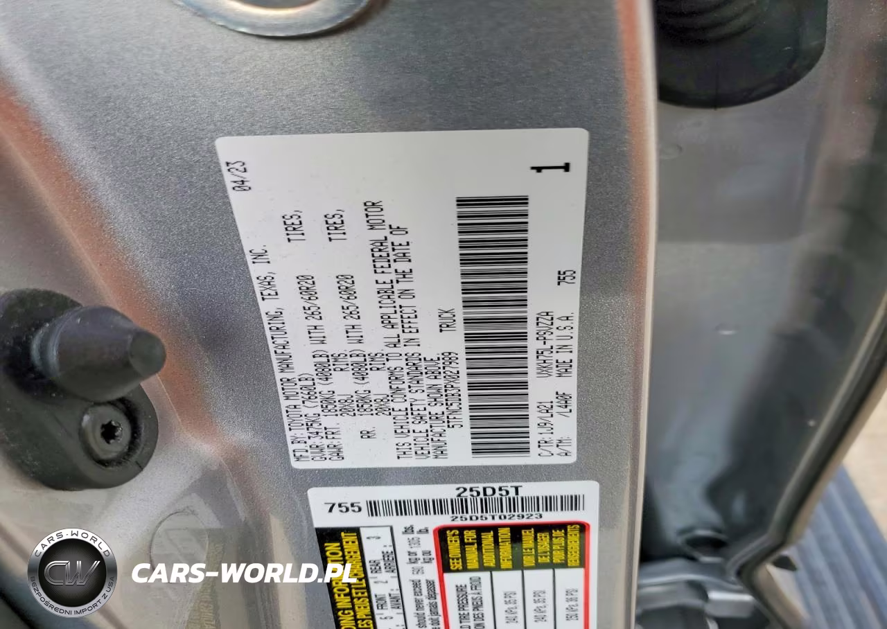 2023 Toyota Tundra Platinum Hv VIN:5TFNC5DB3PX027989 - 12