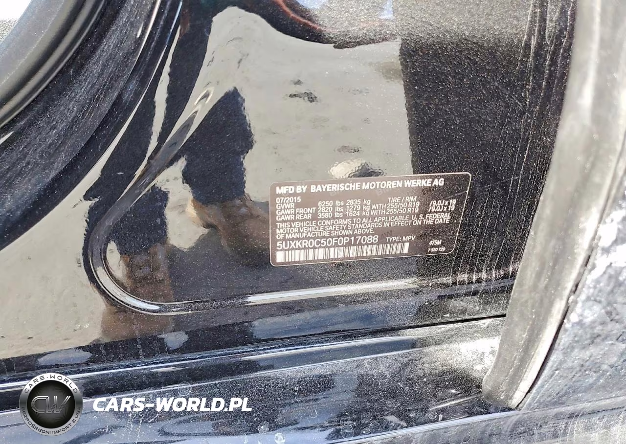 2015 BMW X5 xDrive35I VIN:5UXKR0C50F0P17088 - 13