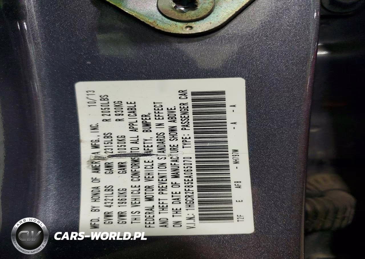 2014 Honda Accord VIN:1HGCR2F85EA065070 - 12
