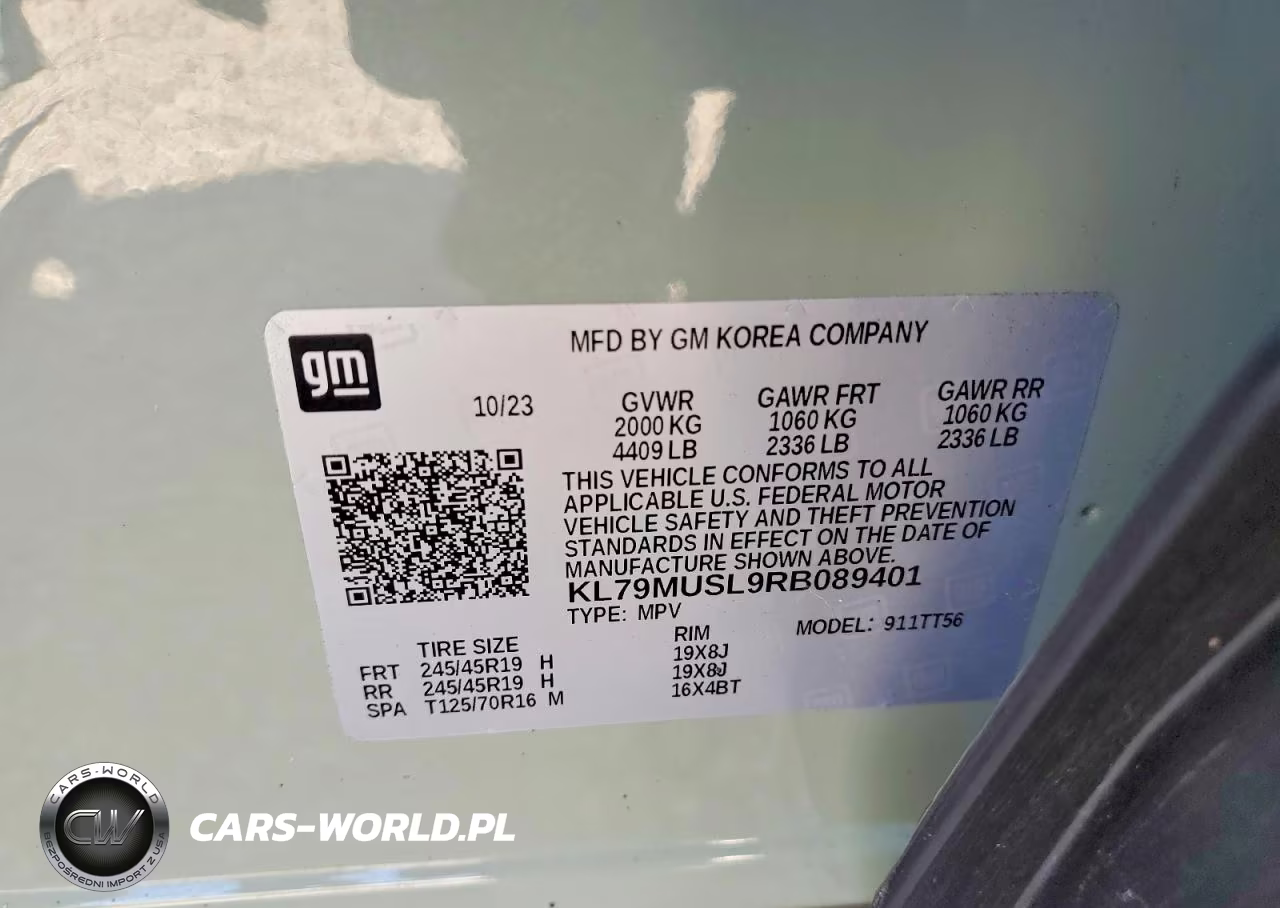 2024 Chevrolet Trailblazer Rs VIN:KL79MUSL9RB089401 - 13