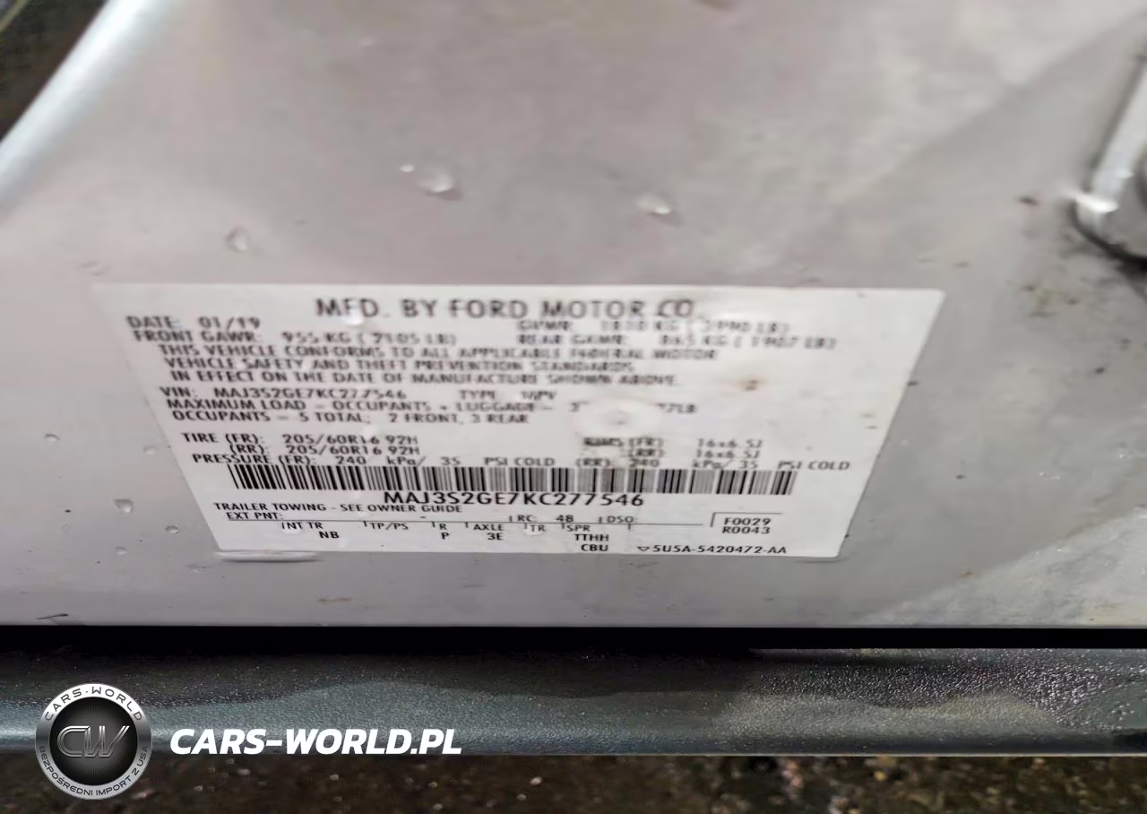 2019 Ford Ecosport Se VIN:MAJ3S2GE7KC277546 - 14
