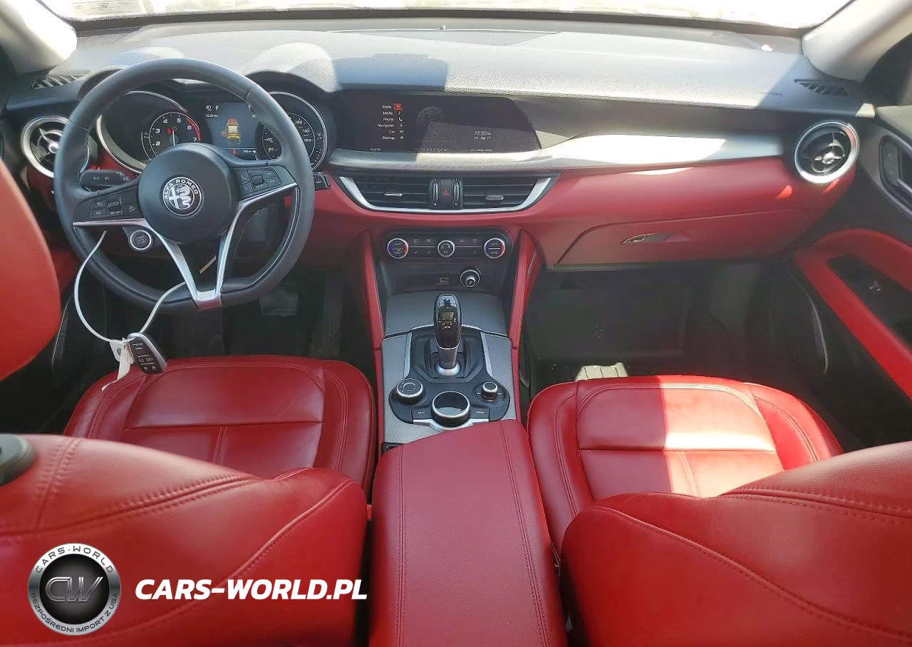 2019 Alfa Romeo Stelvio Ti VIN:ZASPAKBN7K7C67072 - 8