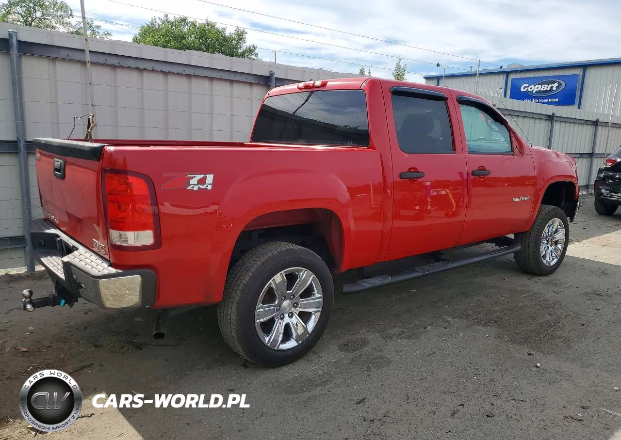 2012 GMC Sierra K1500 Sle VIN:3GTP2VE72CG280399 - 3