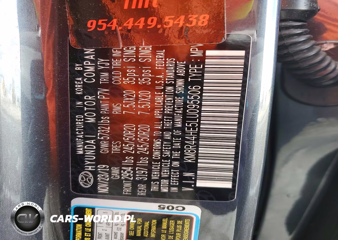 2020 Hyundai Palisade Sel VIN:KM8R44HE5LU095506 - 14