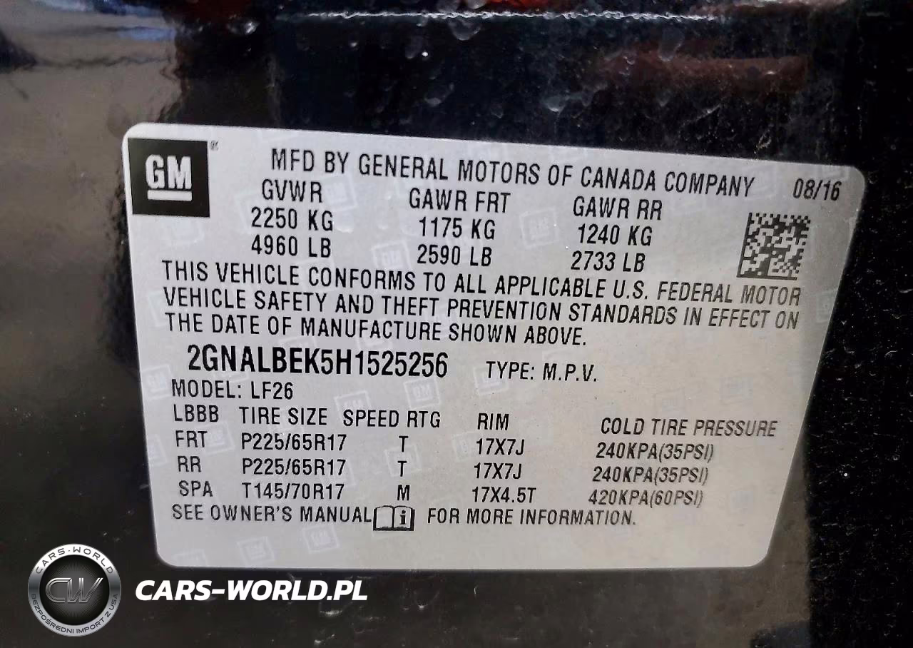 2017 Chevrolet Equinox Ls VIN:2GNALBEK5H1525256 - 12