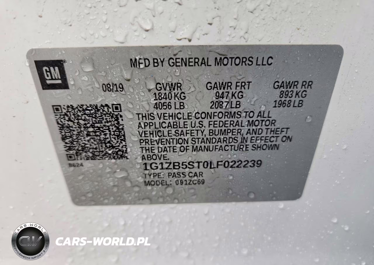 2020 Chevrolet Malibu Ls VIN:1G1ZB5ST0LF022239 - 12