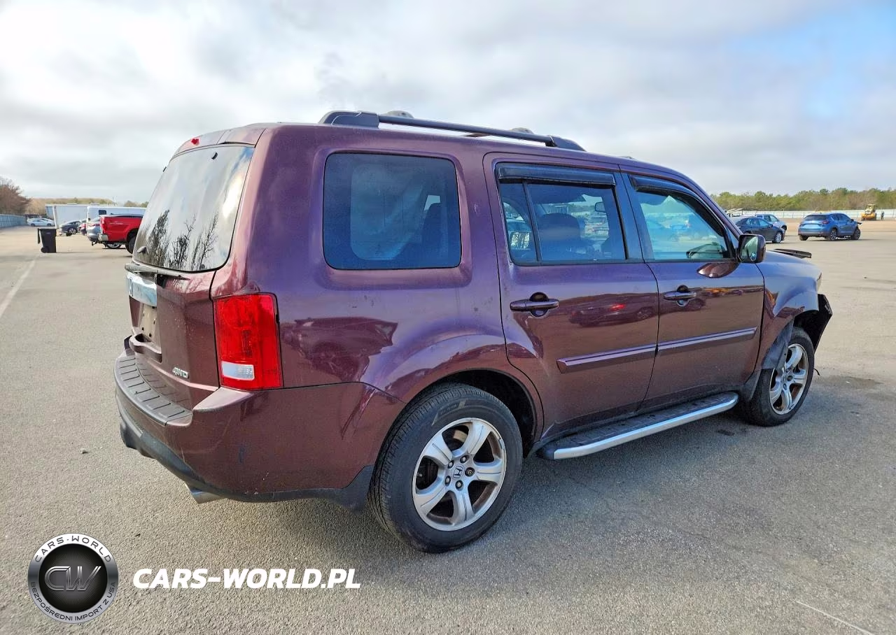 2013 Honda Pilot Exl VIN:5FNYF4H57DB029107 - 3