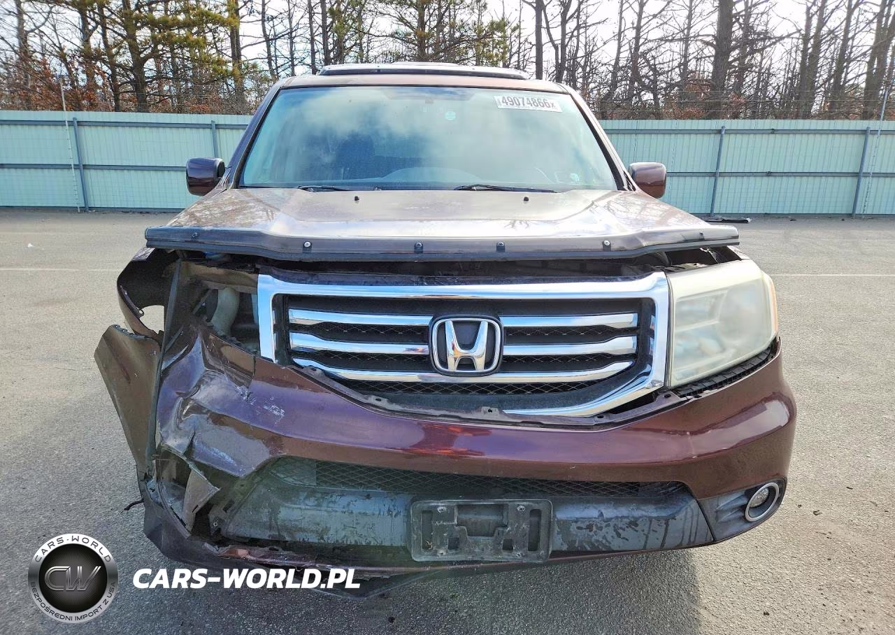 2013 Honda Pilot Exl VIN:5FNYF4H57DB029107 - 5
