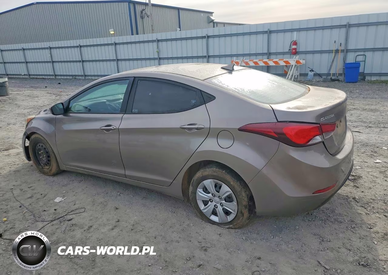 2016 Hyundai Elantra Se VIN:5NPDH4AE9GH727419 - 2
